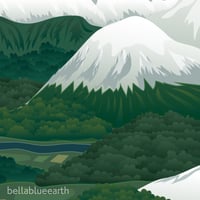 Image 4 of Art Print - Swans Above Whatcom