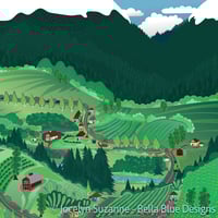Image 6 of Cotton Tapestry - Ribbon Roads