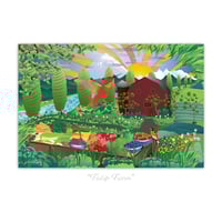 Image 1 of Poster - Tulip Farm Sunrise