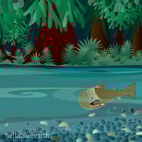Image 2 of Art Print - Salmon Magic