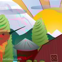 Image 5 of Poster - Tulip Farm Sunrise