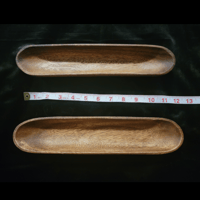 Image 1 of Long & Skinny Wooden Bowls