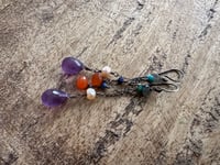 Image 9 of Mixed gemstones earrings 