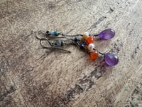 Image 10 of Mixed gemstones earrings 