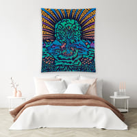 Image 3 of Cotton Tapestry - Midnight Rendezvous