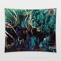 Image 1 of Cotton Tapestry - Envision - Crystal Cavern (Left)