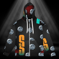 Image 1 of  Zip Hoodie Brille dans l'ombre 