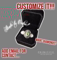 Image 1 of 925 Silver Custom Class Ring
