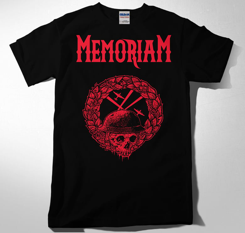 Image of Memoriam - T-Shirt -Hellfire - Red Print