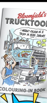Bloomfield's Trucktoons Colouring-In Book