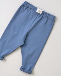 Image 4 of LEGGING ALMA côtelé bleu