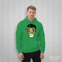 Image 4 of TAPE HEAD - GREEN - HOODIE