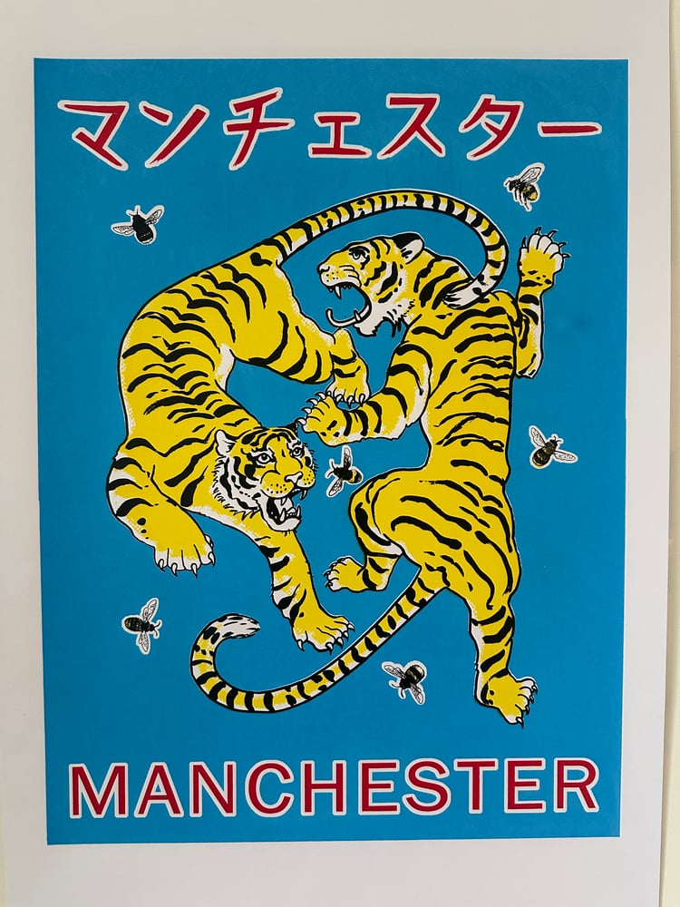 Image of A2 Tiger Tiger screen print