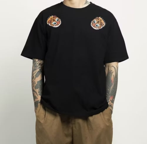 Image of VISE ELECTRIC -TAIWAN TIGER /black T-shirt