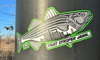 Striper Jawn Sticker