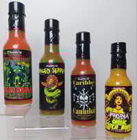 SOLD OUT!!     ULTIMATE 4-PACK of THUNDERCHIEF brand HOT SAUCE