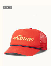 Image 6 of Walker Golf x Wahine Trucker Cap Burnt Red 🌴 [2025]