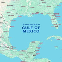 Gulf of Mexico Vinyl Sticker