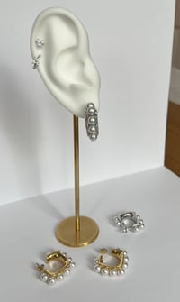 Image 1 of Pearl hoops