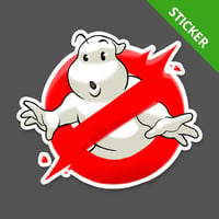 Image 1 of Ghostbusters Logo 4" Holographic