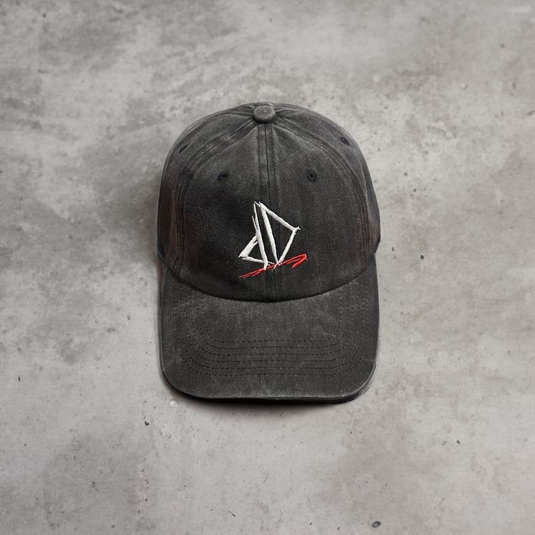 Digital Deekies ‘AttitudDe’ Cap Washed Black