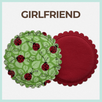 Image 1 of Washable Nursing Pads - Girlfriend