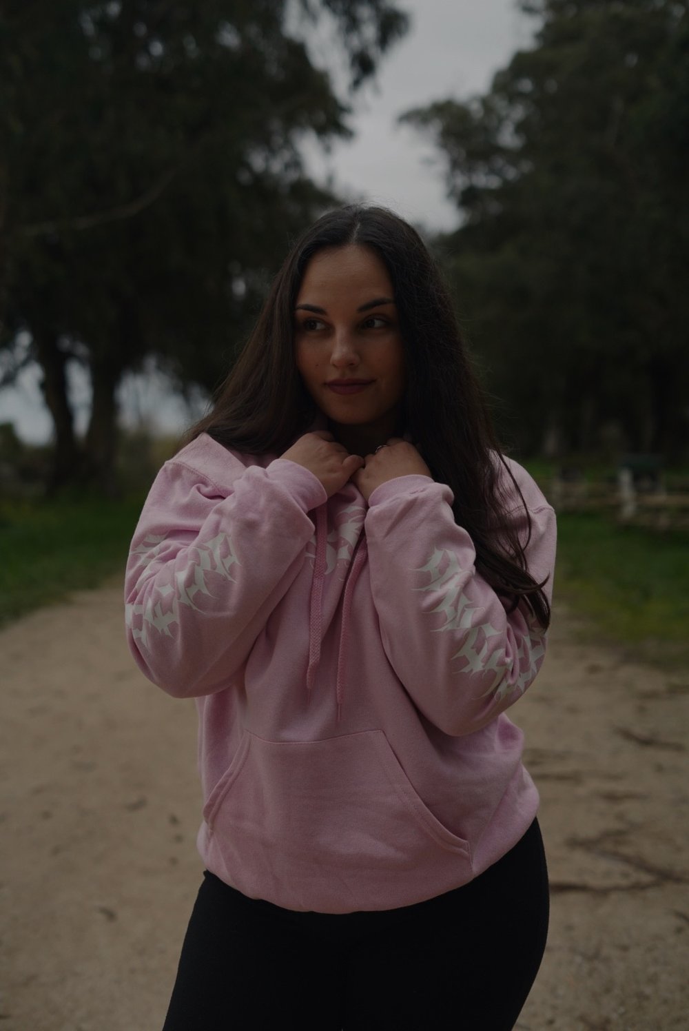 CALLIGRAFF PINK HOODIE