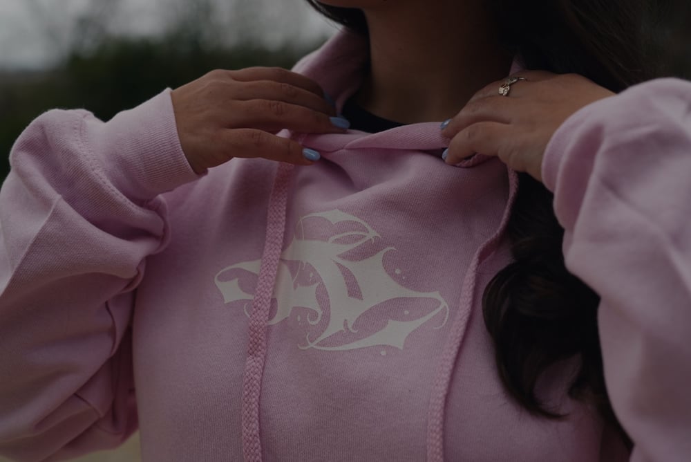 CALLIGRAFF PINK HOODIE