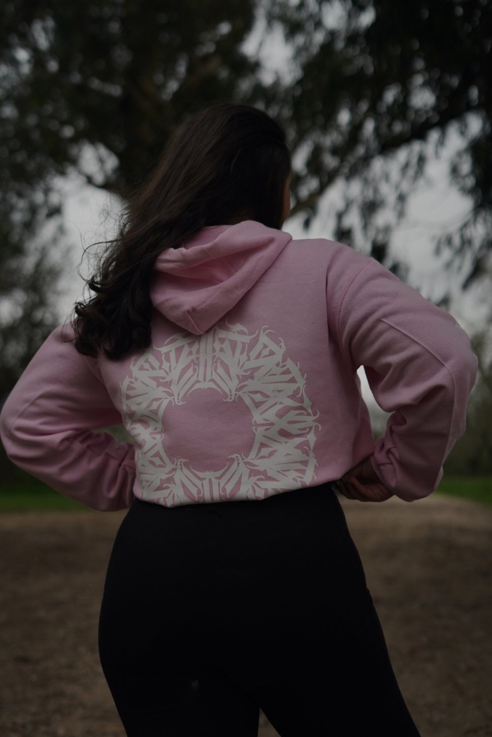 CALLIGRAFF PINK HOODIE