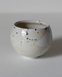 Image 1 of A - Porcelain Reduction Fired Shino Circle Cup