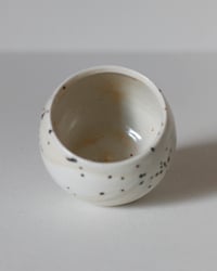 Image 3 of A - Porcelain Reduction Fired Shino Circle Cup