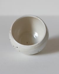 Image 3 of C - Porcelain Reduction Fired Shino Circle Cup 