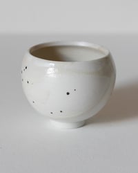 Image 2 of C - Porcelain Reduction Fired Shino Circle Cup 