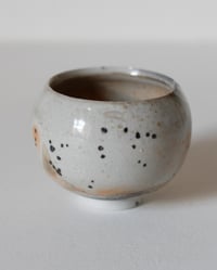 Image 1 of D - Porcelain Reduction Fired Shino Circle Cup 