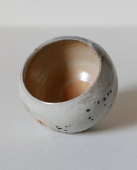 Image 3 of D - Porcelain Reduction Fired Shino Circle Cup 