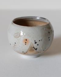 Image 2 of D - Porcelain Reduction Fired Shino Circle Cup 