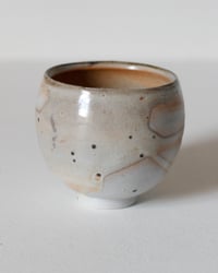 Image 1 of F - Porcelain Reduction Fired Shino Circle Cup