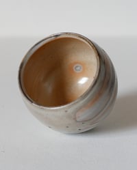 Image 3 of F - Porcelain Reduction Fired Shino Circle Cup