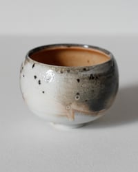 Image 1 of J - Porcelain Reduction Fired Shino Circle Cup