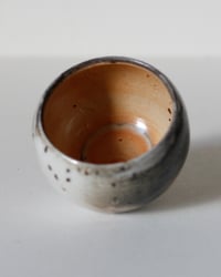 Image 3 of J - Porcelain Reduction Fired Shino Circle Cup