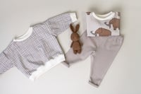 Image 5 of SWEAT CAMILLE carreaux | Coton biologique