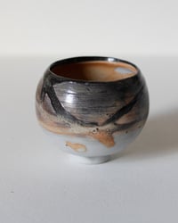 Image 2 of M - Porcelain Reduction Fired Shino Circle Cup