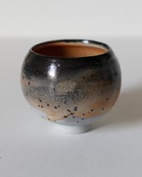 Image 1 of M - Porcelain Reduction Fired Shino Circle Cup