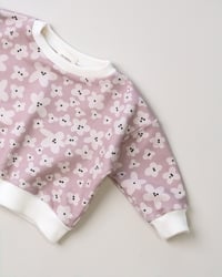 Image 4 of SWEAT CAMILLE petites fleurs roses