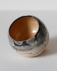 Image 3 of K - Porcelain Reduction Fired Shino Circle Cup