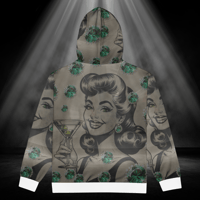 Image 2 of  Zip Hoodie Madame Emeraude