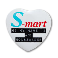 Image 2 of S-Mart Evil Dead Heart Shaped Button