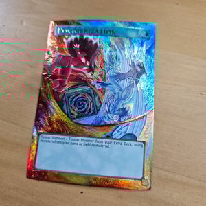 Image of Polymerization Borderless HERO Alt Art Etched Full Art Card