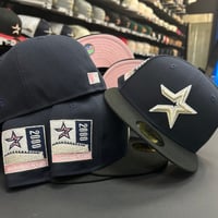 Image 3 of New Era 59Fifty Navy Black Pinky 
