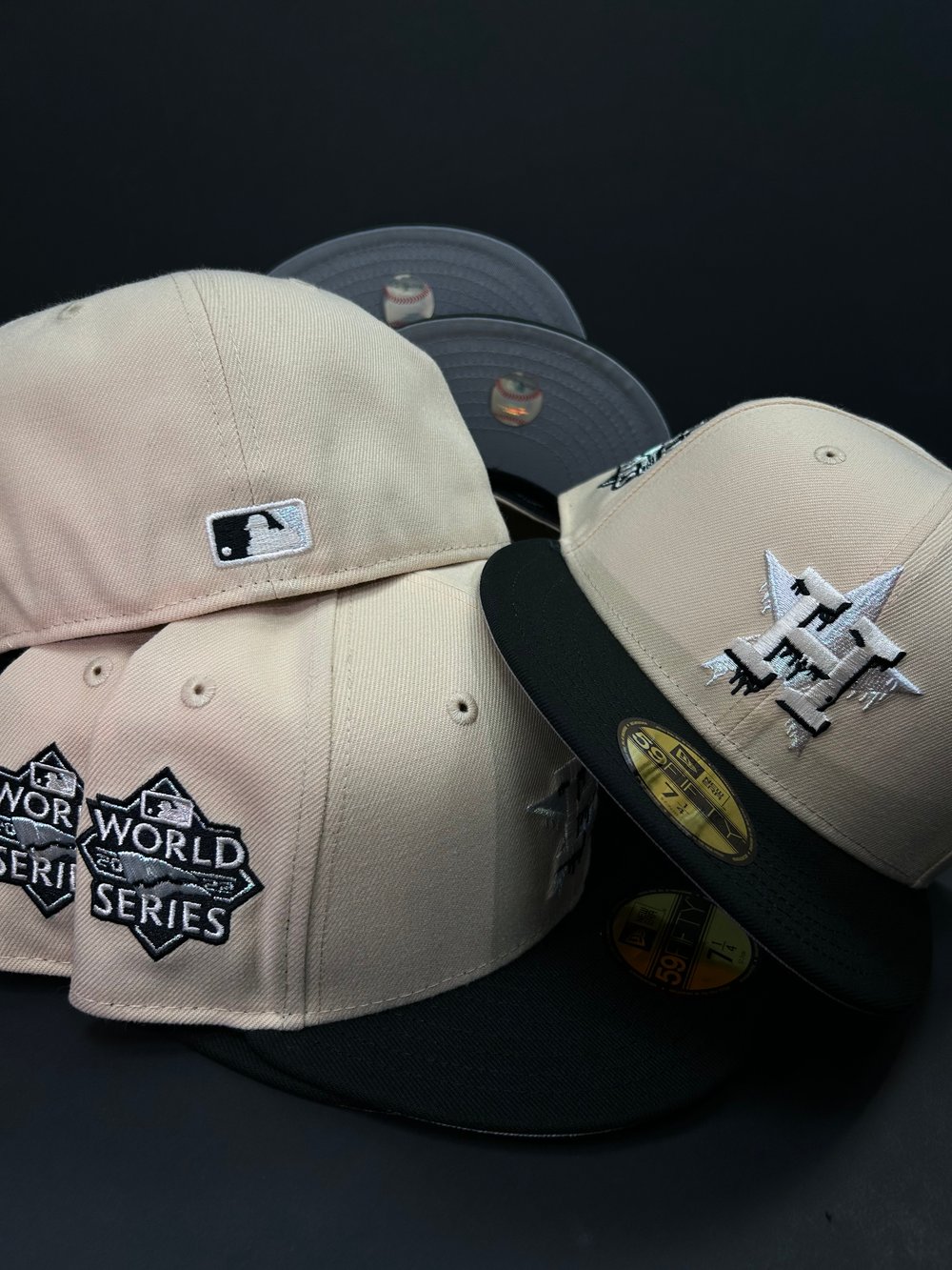 New Era 59Fifty Mango Mocha/ Black Ivory/Metallic Iris